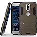 Moto G4 Case, Moto G4 Plus Case, Moto G (4th Gen.) case CoverON [Shadow Armor Series] Hard Slim Hybrid Kickstand Phone Cover for Motorola Moto G4 Plus Moto G4 Moto G (4th Gen.) - Gray