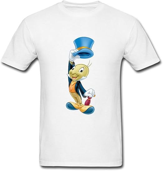 WANTAI Men's Jiminy Cricket Custom Cool Tee Shirts Amazon.ca