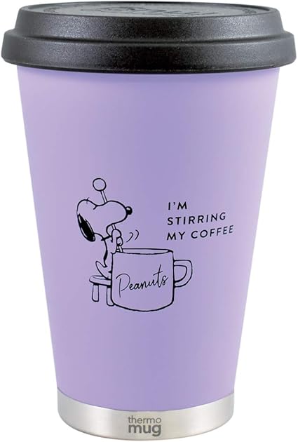 Amazon Co Jp 大西賢製販 スヌーピー ステンレス モバイルタンブラー ピーナッツ サーモマグ Peanuts Thermo Mug 260ml バープル Coffee Py Pa 34 ホーム キッチン