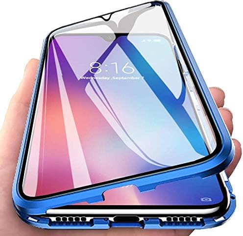 Suitable for Vivo V15/S1 Magnetic Transparent Tempered Glass Cover, with a Screen Protector 360 ° All-Round Protection of The Ultra-Thin Shell