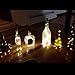 JOJOO Set of 4 Warm White Wine Bottle Cork Lights - 32inch/ 80cm 15 LED Copper Wire Lights String Starry LED Lights for Bottle DIY, Party, Decor, Christmas, Halloween, Wedding or Mood Lights LT0154