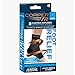 Copper Fit Unisex-Adult's Standard Foot Relief Compression Ankle Sleeve, Black, Medium