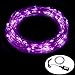 ITART Purple Fairy Lights Plug in Outdoor LED String Lights with Power Adapter UL Certified for Garden Patio Wedding Party Bedroom DIY Decoration