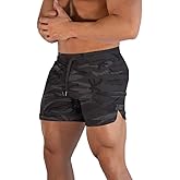 FLYFIREFLY Men's Gym Workout Shorts Running Lightweight Athletic Short Pants Bodybuilding Training