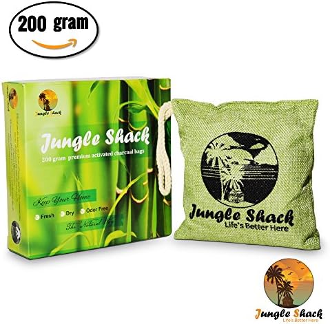 Activated Charcoal Odor Eliminator Bag- 200g Natural Air Purifier With Beautiful Box!- Air Freshener and Pet Odor Removal- Keep Your Home Healthy With Air Purifying Bamboo Deodorizer Bags- Non Toxic