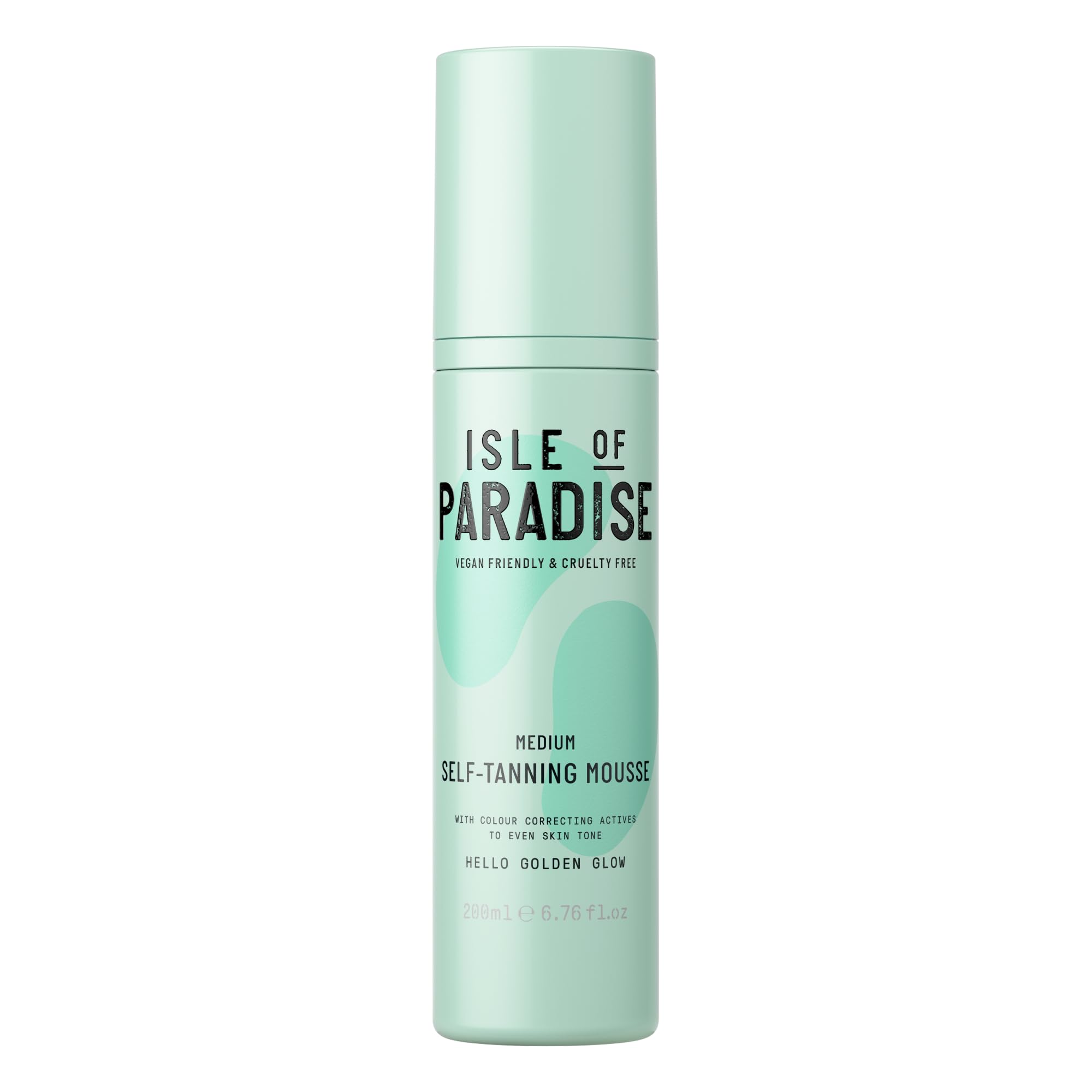 Isle of Paradise Self Tan Mousse, Medium (200 ml) Self Tanning Foam, Natural Ingredients & Vegan (packaging may vary)