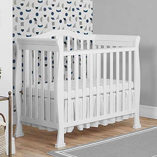 Dream On Me Addison 4in1 Convertible Mini Crib in White, Greenguard Gold Certified Pricepulse