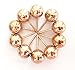 100 PCS Round Head Push Pins,Gold Bulletin Board Borders Thumb Tacks Decorative Pushpins/Drawing Pins Used on Bulletin Boards or Cork Boards in Office,Schools,Home (Rose Gold)