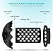PretiHom B-Comb Universal Bathtub Drain Hair Catcher Stand-Up Shower Stall Drain Protector/Strainer/Snare 2 Pack