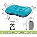 Naturehike NH15T016-Z Ultralight Travel and Camping Square Inflatable Pillow, Green