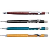 Pentel P200 Series Auto Mechanical Pencil Set of 4-0.3/0.5/0.7/0.9mm