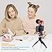 Smartphone Camera Video Microphone with Mini Tripod, Videomicro and Shotgun Microphone for iPhone 6, 6S, 7, 8, 11 X, XR, XS Max Samsung Google-Perfect Vlog, YouTube, Asmr Mic -Perfect Video Kit
