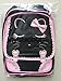 Mysticbags Cat Face Girls Backpack Kids School Bookbag for Primary Students Black, Medium