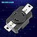L5-30R 30A 125V Lock Female Wall Outlet Receptacle US 3 Wire Grounding Flush Mounting Power Generator Receptacle