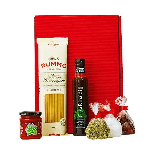 Geschenkset Neapel | Italien Geschenkkorb gefüllt mit Pasta, Feinkost & italienische Spezialitäten | Delikatessen…