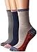 Flora&Fred Women's 3 Pair Pack Vintage Style Mismatch Paisley Cotton Crew Socks Large
