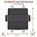Doggie World Dog Car Seat Cover for Back Seat for XL Cars, SUVs & Trucks - Durable Car Cover Protector for Dogs, Nonslip Backseat Dog Hammock, Waterproof Scratchproof Protection Against Dirt, Pet Fur