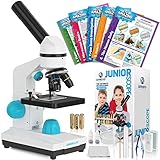 Omano JuniorScope Microscope for Kids Microscope Science Kits for Kids Science Experiment Kits
