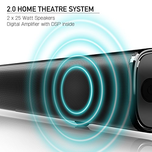 AwesomeWare S68 Soundbar, Wired and Wireless Surround Soundbar