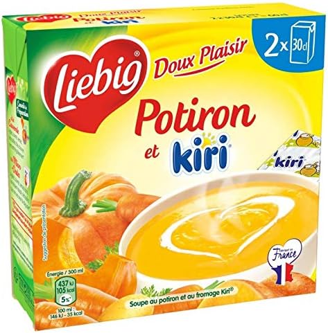 Liebig Doux Plaisir Potiron Au Kiri Briques 600ml Lot De 4 Vendu Par Lot Livraison Gratuite En France Amazon Fr Epicerie