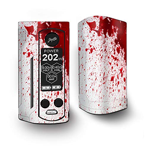 IT'S A SKIN Decal Vinyl Wrap for Wismec Reuleaux RX Gen3 Dual Vape Sticker Sleeve Cover/Blood Splatter Dexter