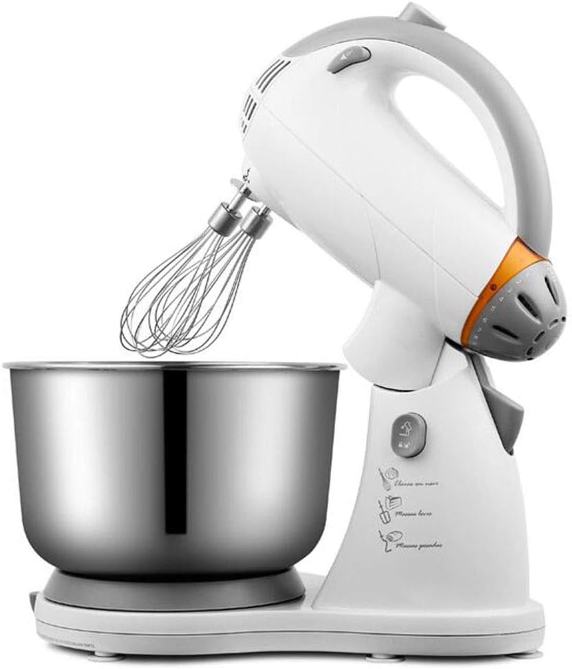FACAI Electric Food Mixer with Stand 12-Speed Adjustable Dough Hook with Barrel 3.5L Single Button Pop-up Design 300W Perfect Home Baking Healthy Pastries