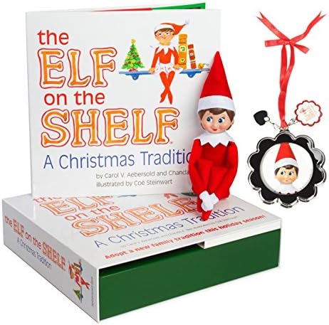 The Elf on the Shelf: A Christmas Tradition Blue Eyed North Pole Elf Girl and Keepsake Ornament Frame