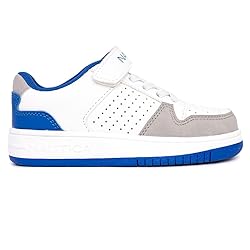 Nautica Kids Boys Sneakers Adjustable Strap Bungee