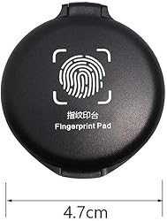 1 PC Fingerprint Ink Pad,Thumbprint Ink Pad, Blue