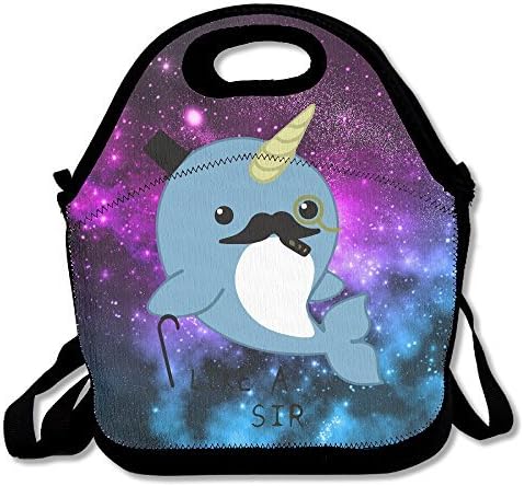 Fancy Narwhal Lunch Bags Lunch Tote Lunch Box Handbag For Kids And Adults