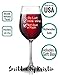 To Do List Funny Wine Glass 13 oz - Retirement Party Fathers Mothers Day Novelty Wine Christmas Gifts for Women 40th Birthday Gifts Men Wife Girlfriend Sister Boss Best Friend BFF Coworker Daughter