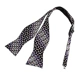 DBA7B22-24 Urban Microfiber Patterned Self-tied Bowtie Gift Idea By Dan Smith