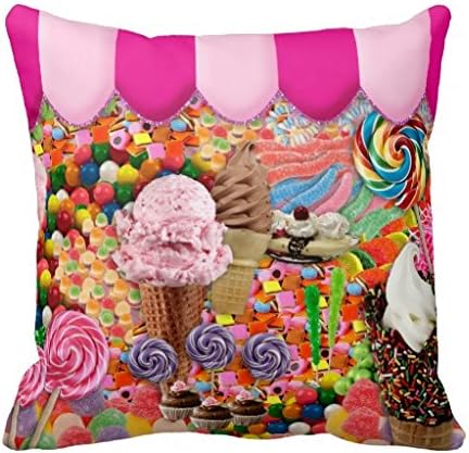 Cute Candy Ice Cream Sweet Sixteen Pillow Case