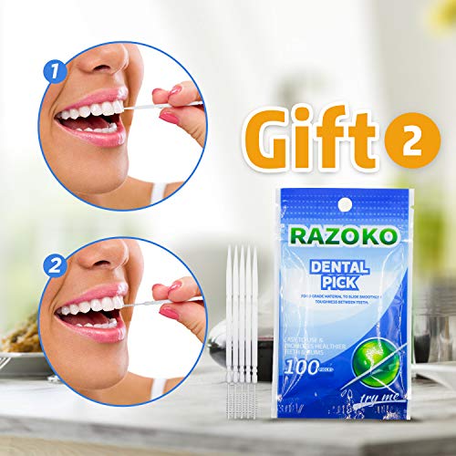 Dental Floss Picks, High Toughness Toothpicks Sticks 250PCS Clean/Heathy with Portable Travel Case Individual Package and Dentalpicks Perfect for Family,Hotel,Travel - Thumbnail 5