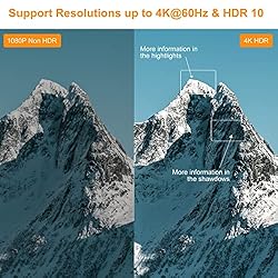 4K HDMI Splitter 1 in 2 Out, TESmart 2 Way HDMI