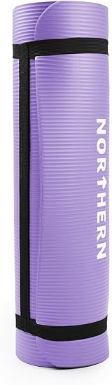 Fashion Thirsty NORTHERN Yoga Mat 10mm Thick Non Slip Large Surface view 2