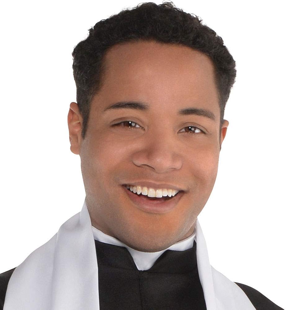 Amscan 840231 Adult Father Priest Costume Set - Standard Size: Toys & Games