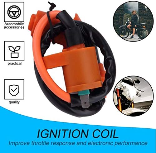 Revolver creatspaceDSF New Racing Ignition Coil Gy6 50cc 125cc 150cc 250cc Scooter Moped High Performance Ignition Coil Easy to Install D