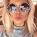 Ikevan 2017 Fashion Retro Women Diamond Cat Eye Sunglasses (03)