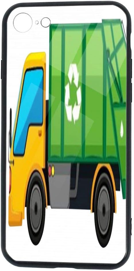 Amazon 漫画ゴミ収集車 Iphone8 ケース Iphone7 ケース ガラスケース 強化ガラス 耐衝撃 すり傷防止 全面保護 Tpuバンパー 指紋防止 ネイキッド スマホケース ホルスター 通販