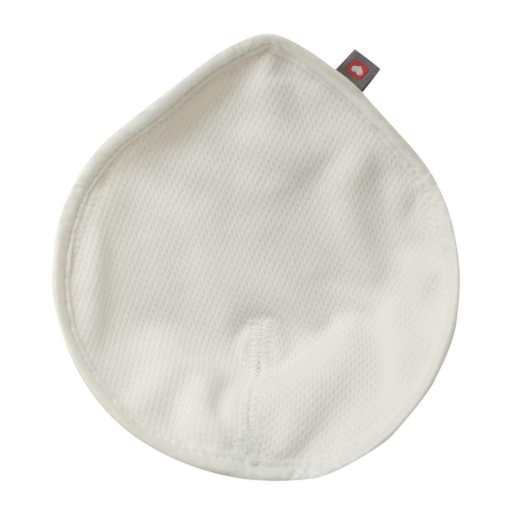 Close Parent Bamboo Nursing Reusable Breast Pads, Teardrop Contoured, with Wash Bag, Pack of 6, Waterproof Layer for Extra Confidence, Ensuring No Leaks During Breastfeeding, Soft and Comfortable