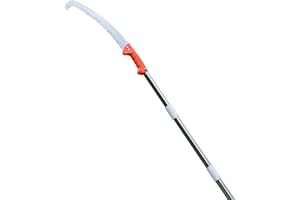 SANDEGOO Pole Saw，10 FT Pole saws blade for Tree Trimming Tree Trimmer Foot Pole Pruning Saw Extension bar Manually use The Extension bar Saw Tree Trimming bar splicable Limb Saw and Trimmer