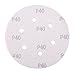 LotFancy 6-Inch 6-Hole 40 Grit Sanding Disc - Hook and Loop Orbit Sander Sandpaper, Pack of 90