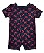 Leveret Short Sleeve Snap Up Romper 100% Cotton Variety of Colors (3-24 Months)