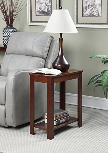 Convenience Concepts Designs2Go Baja Chairside End Table, Mahogany
