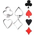 4Pcs/Set SMALL SIZE Casino Playing Cards Suit Stainless Steel Cookie Cutters Poker Playing Bridge Fondant Cutters Set Cake De