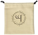 Q-Workshop: Elven Dice Bag in Linen (Elvish)