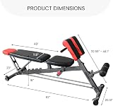 FF Finer Form Multi-Functional FID Weight Bench – Full Body Adjustable view 5