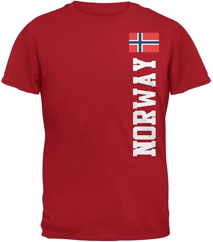 Amazon.com: World Cup Norway Red Adult T-Shirt - Large