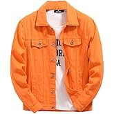 DSDZ Mens Classic Slim Fit Trucker Jean Denim Jacket Coat